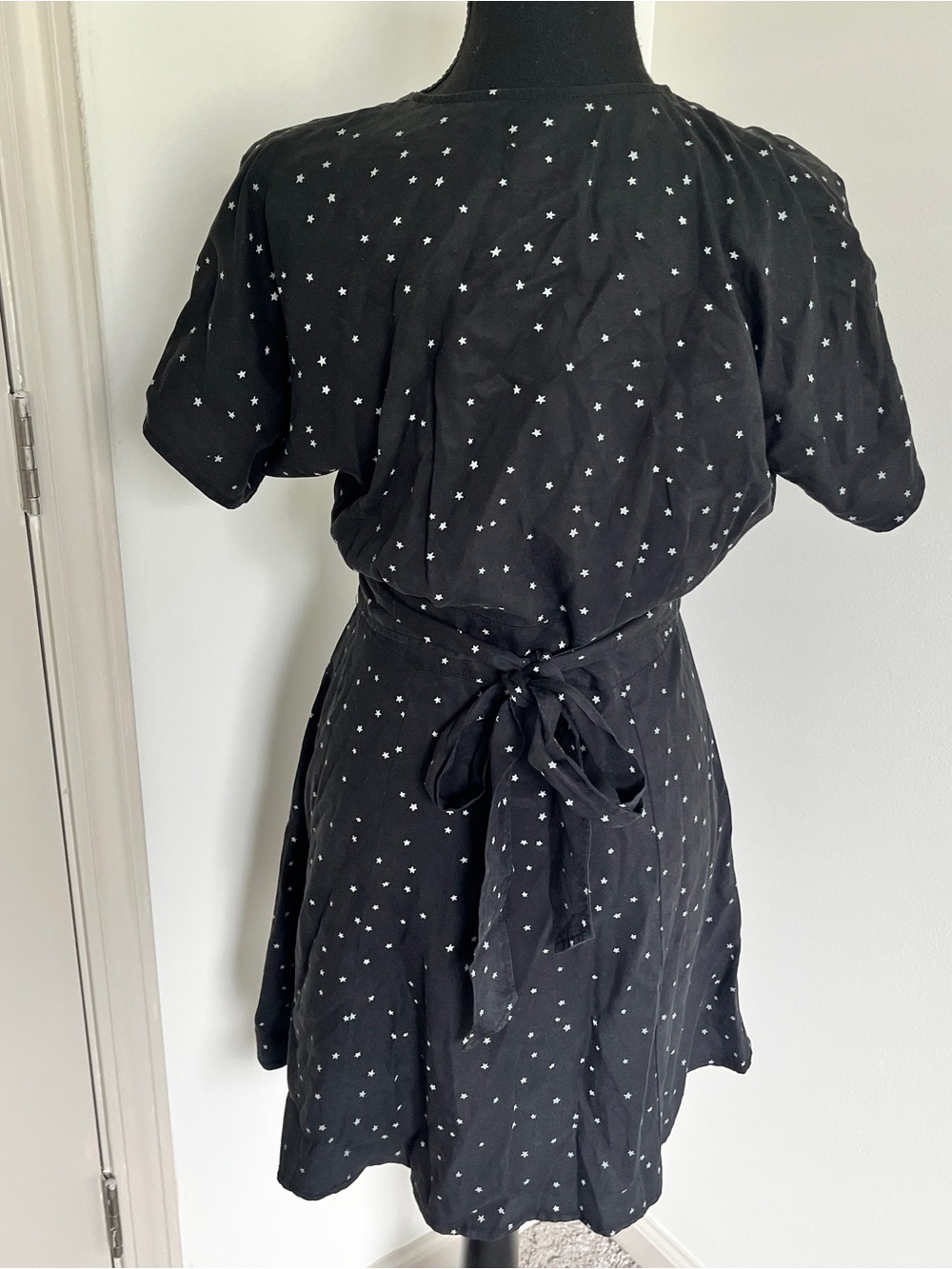 Marine Layer Camila Eclipse Star Print Mini Dress Sz S Lyocell - Picture 9 of 11